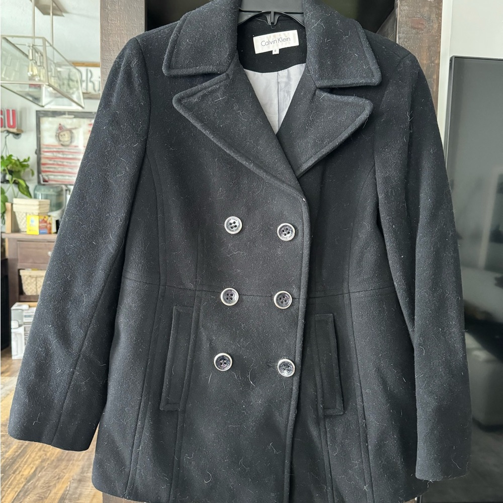 Calvin Klein wool coat size 8. Good used condition